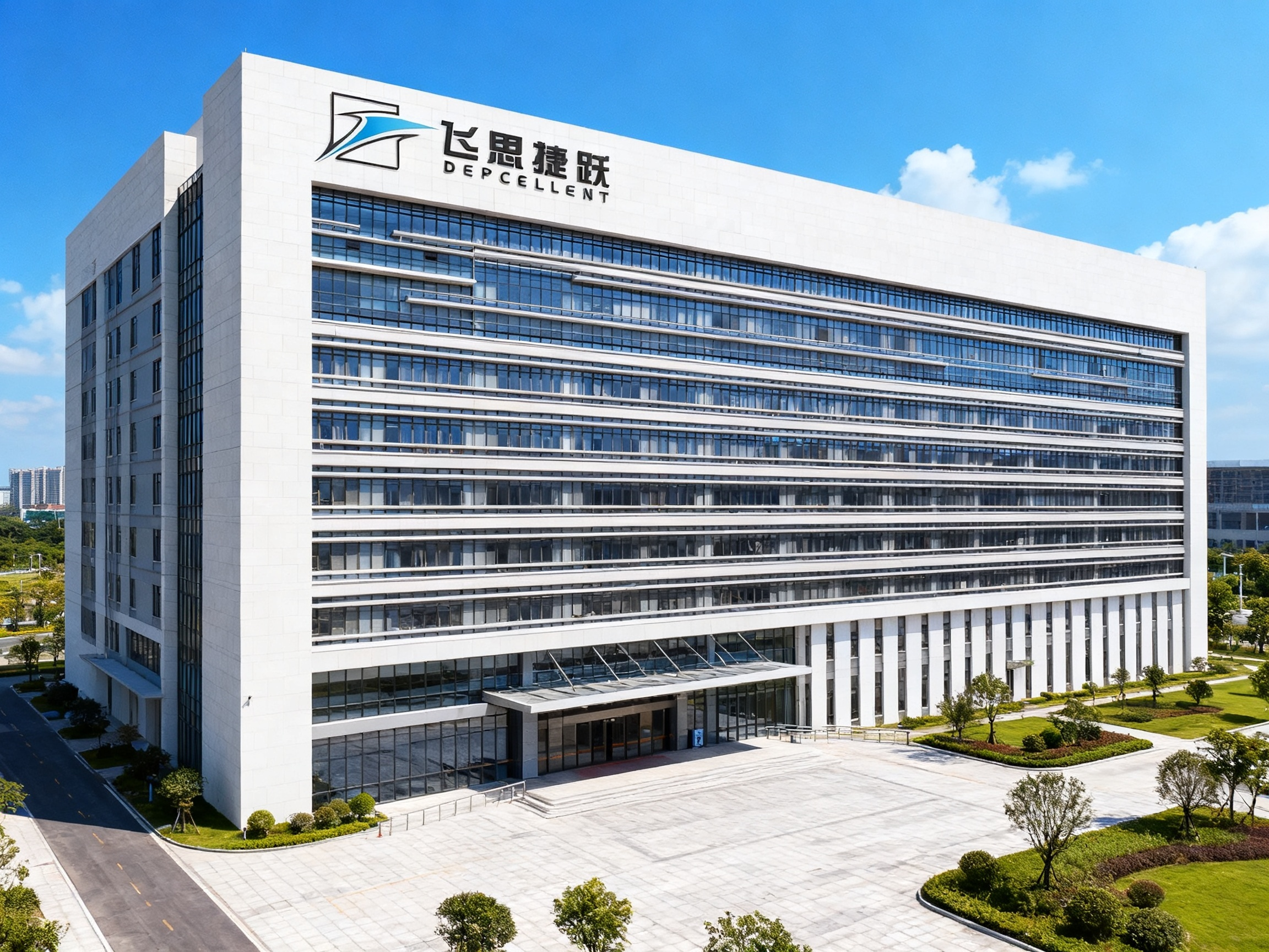 飞思公司总部办公大楼外部全景